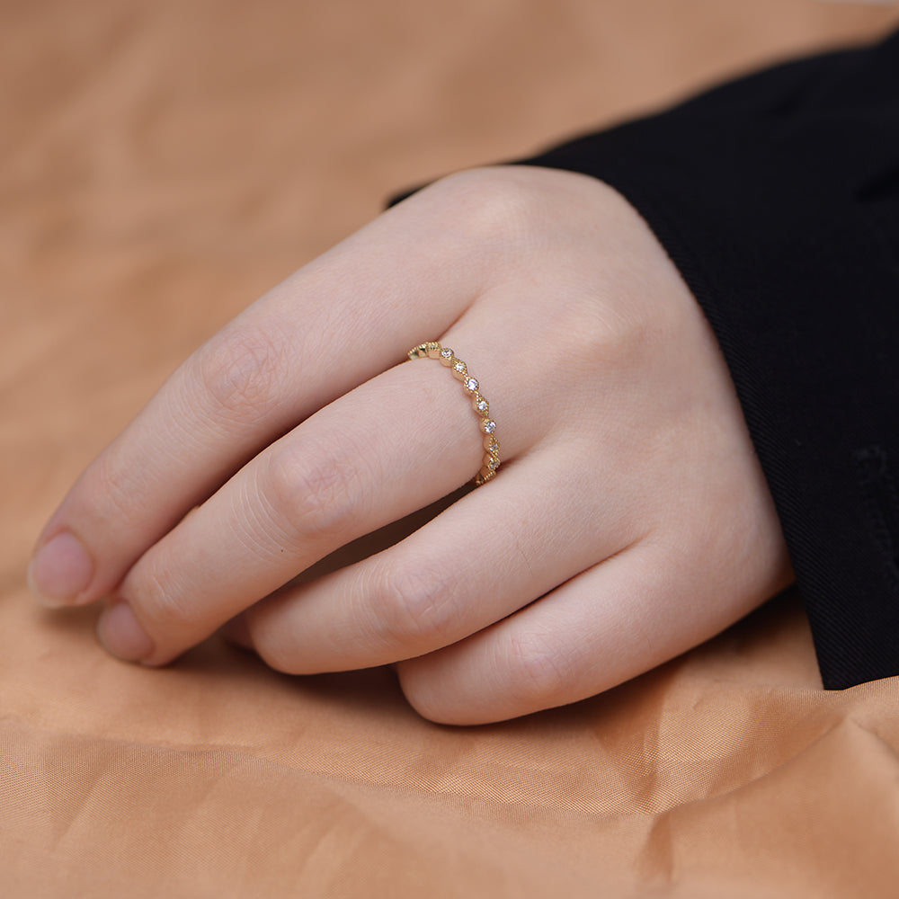 "LUMINOUS HARMONY" SILVER RING