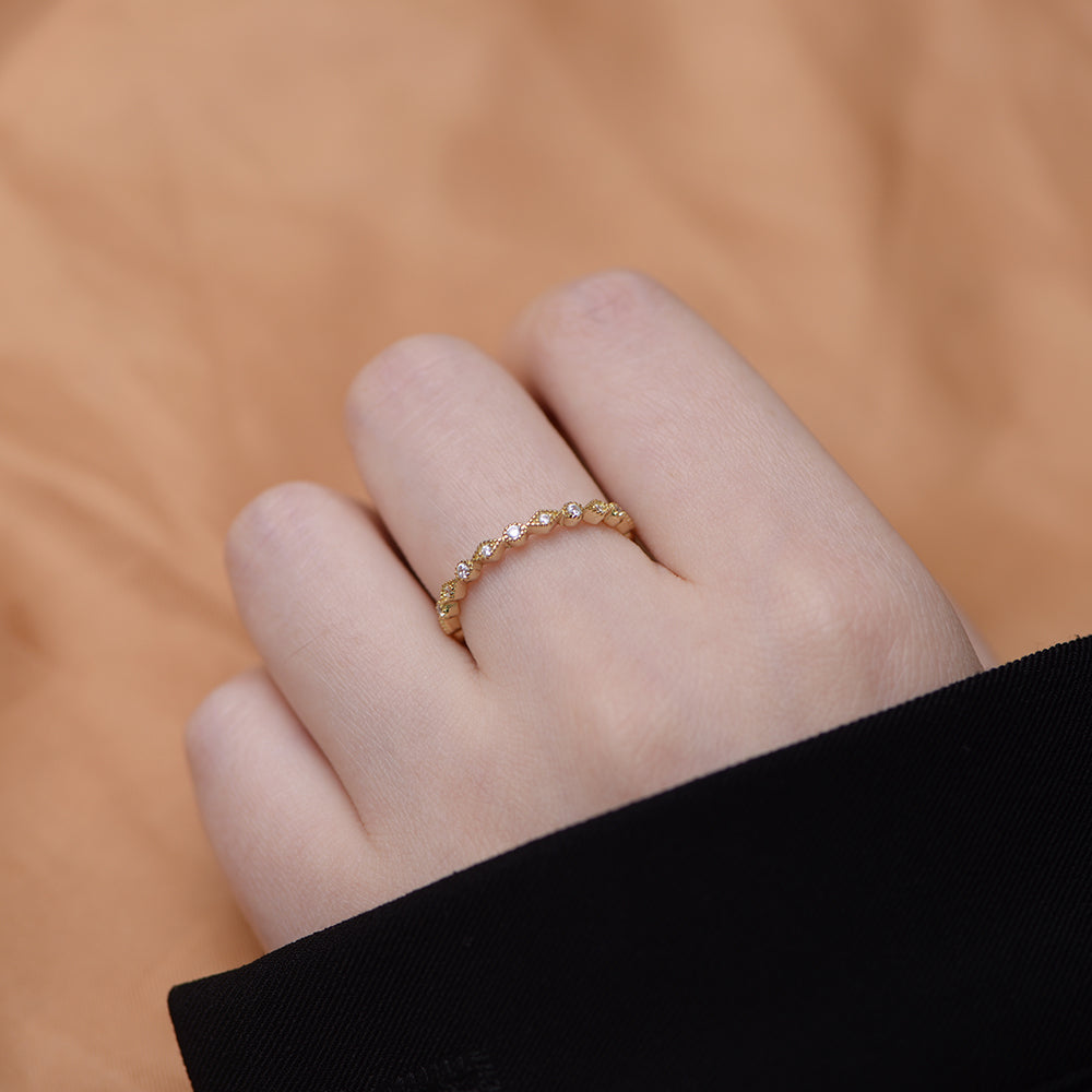 "LUMINOUS HARMONY" STERLING SILVER RING