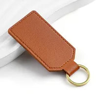 Leather Keychain With Engraving