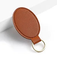 Leather Keychain With Engraving