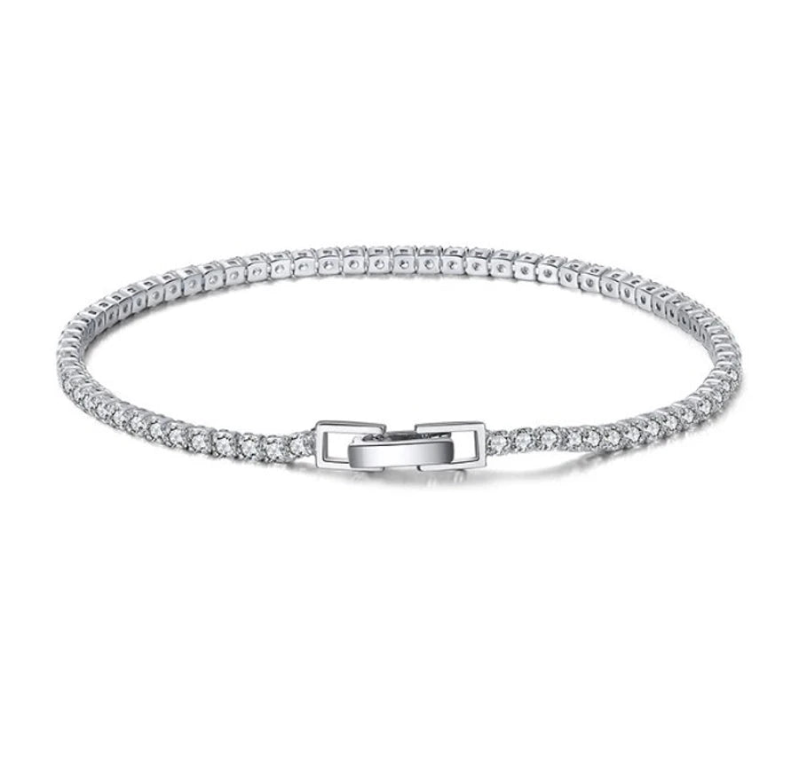 "BLING" STERLING SILBER TENNISARMBAND 