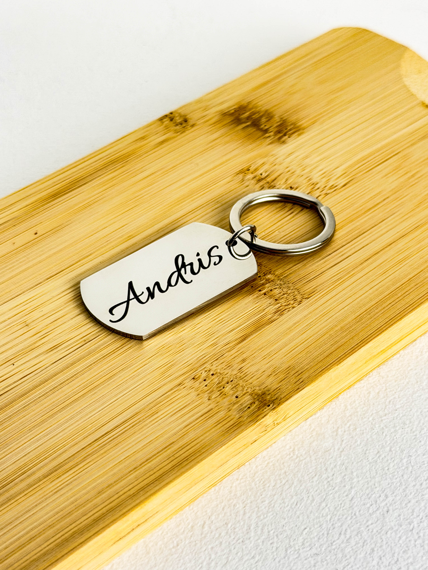 Keychain With Name Engraving